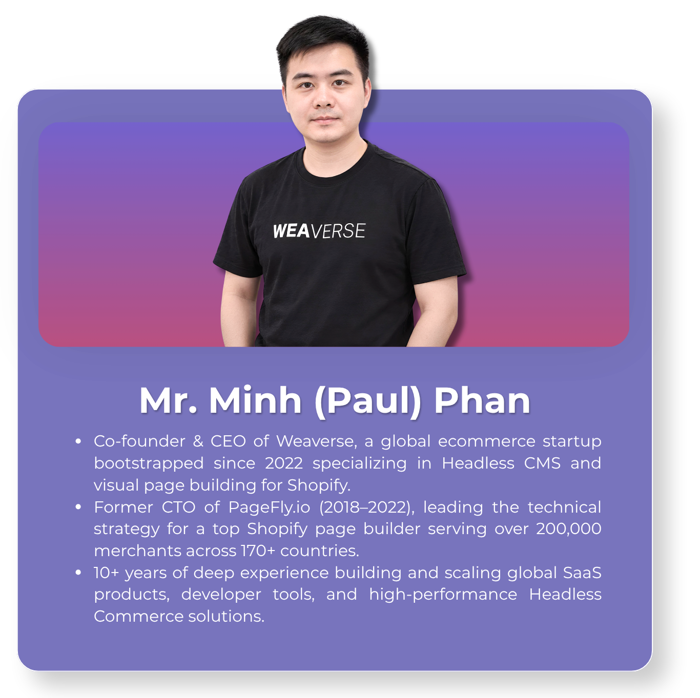 Mr. Minh (Paul) Phan - Board of Mentors